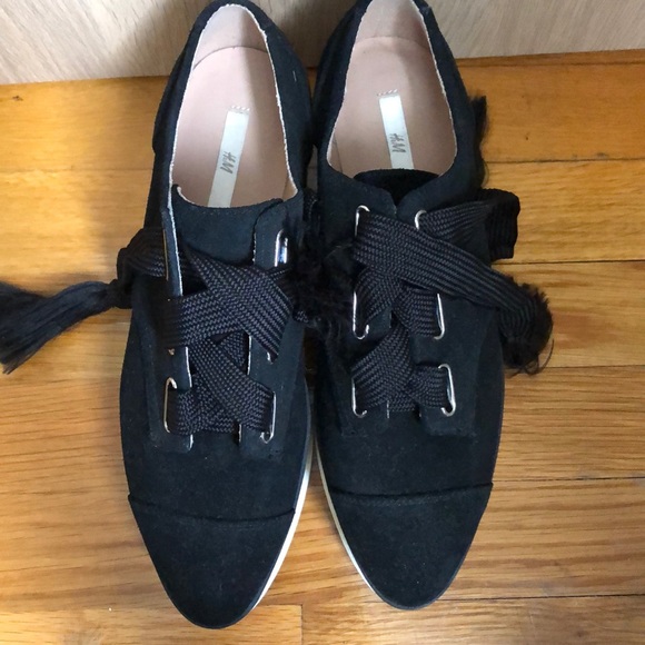 Suede platform shoes Stella McCartney look alike - Picture 2 of 5